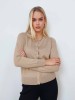 Sirpa light beige merino wool cardigan