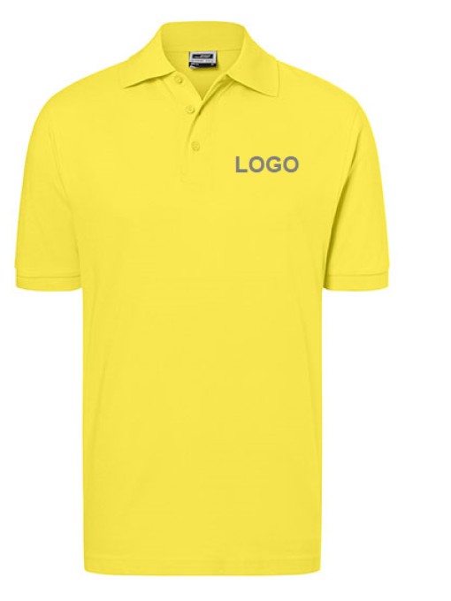 Polo shirt for young men JN070 yellow