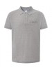 Polo shirt for young men PORA210 /Grey-melange