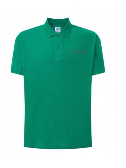 Polo shirt for young men PORA210 /Kelly-green