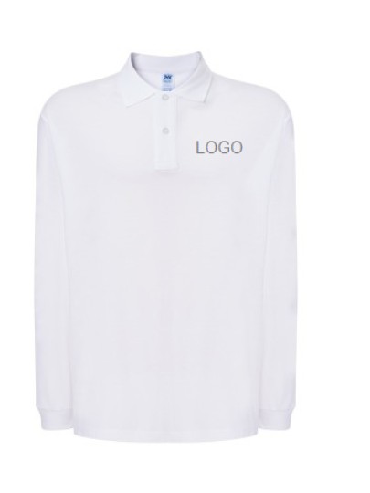 Polo shirt for young men PORA210LS /White