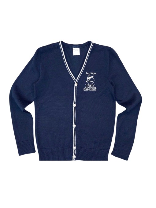 Cardigan for young men and woman TLMG VILO 02 /Dark blue