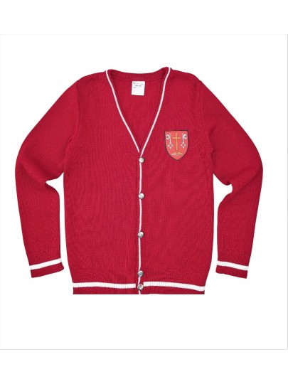 Children's and Young`s cardigan TLPK VALO 02 /Red