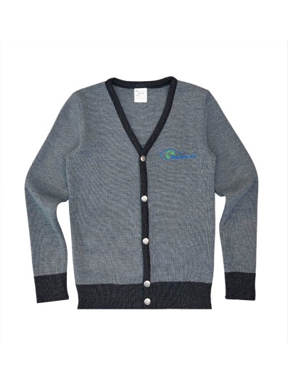 Cardigan for Kids and Young`s VAJ VALO 02 /Grey
