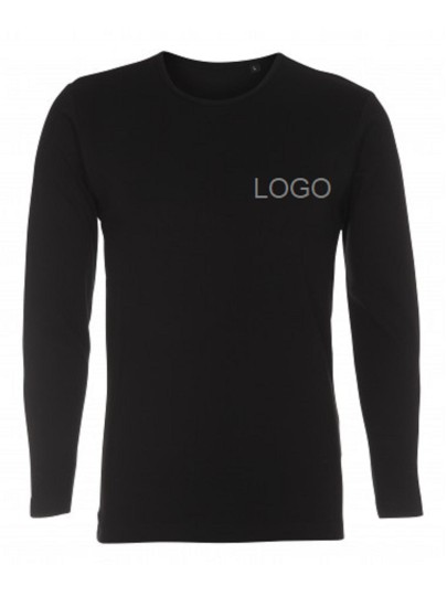 Children's shirt with long sleeves ST405 / Black