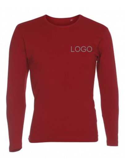 Youth shirt with long sleeves ST405 / Red