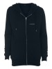 Hooded zip sweat ST722 / Black