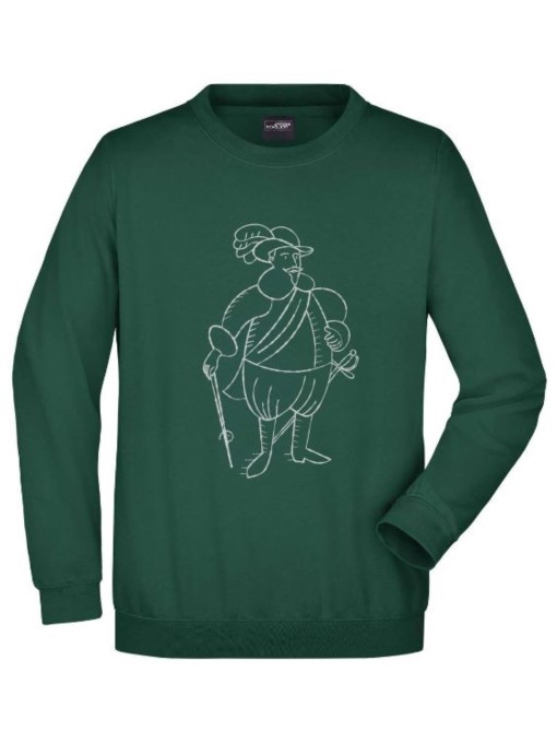 GAG Round Sweat Junior / Dark-green