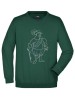 GAG Round Sweat Junior / Dark-green