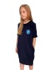 copy of TERA Short-sleeved sweaterdress for Girls VIKY 25 /black