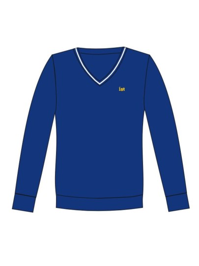 IST VIRK 44 Sweater for girls/ blue