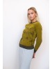 Wolven 22 meriinovillane roheline džemper