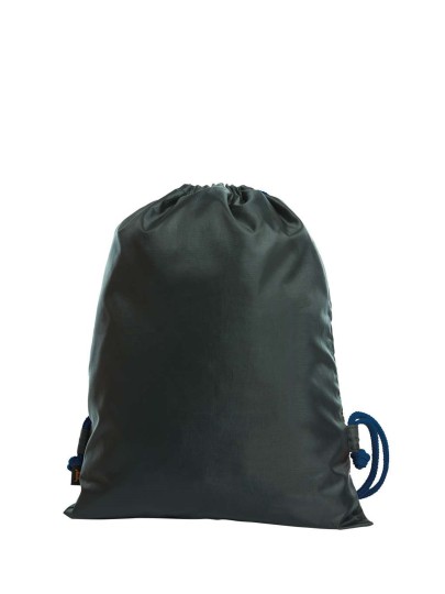 Drawstring bag FLASH 1813051 /Black+navy cord