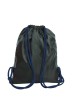 Drawstring bag FLASH 1813051 /Black+navy cord
