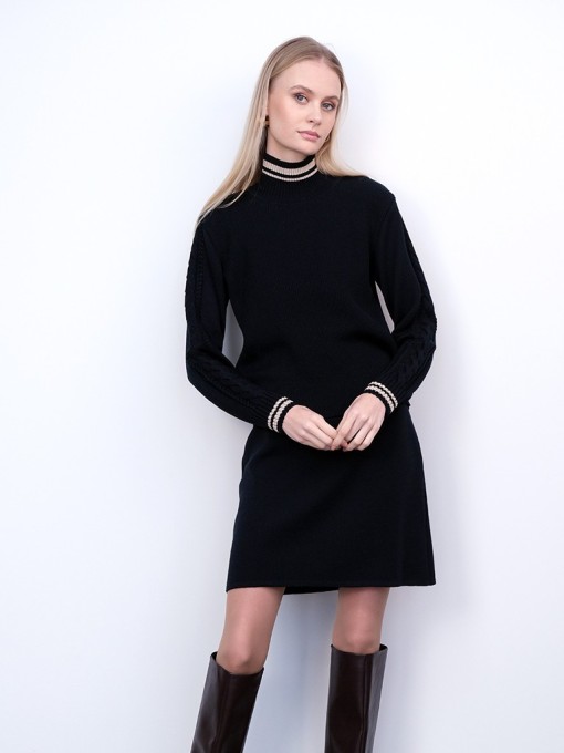 BEILY nightblue merino wool sweater