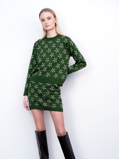 BROTA green sweater