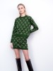 Rossik green merino skirt