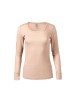 Ladies merino wool long sleeved T-shirt 160/cameo