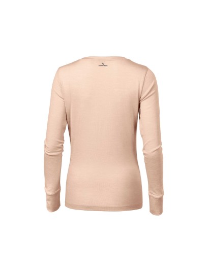 Ladies merino wool long sleeved T-shirt 160/cameo