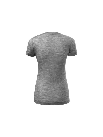 Ladies merino wool T-shirt 158/dark grey melange