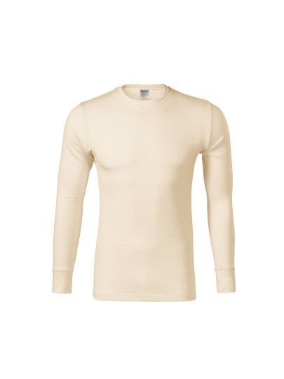 Men's 100% merino wool long sleeved T-shirt 159/almond