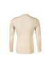 Men's 100% merino wool long sleeved T-shirt 159/almond