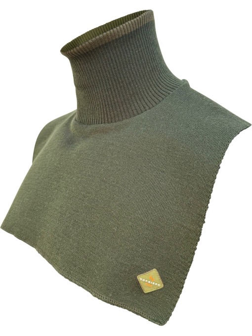 K-223 Knitted olive green collar