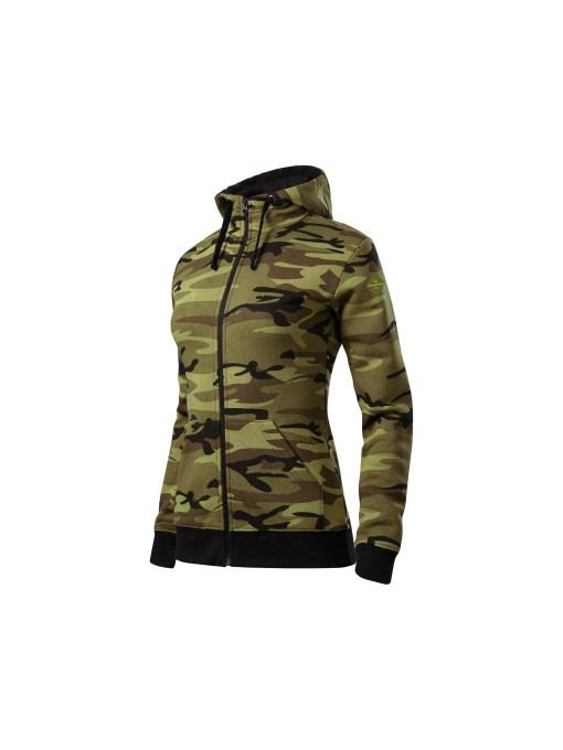 Women's sweatshirt CAMO ZIPPER C20