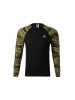 Unisex Pikkade varrukatega T-särk CAMOUFLAGE 166/roheline