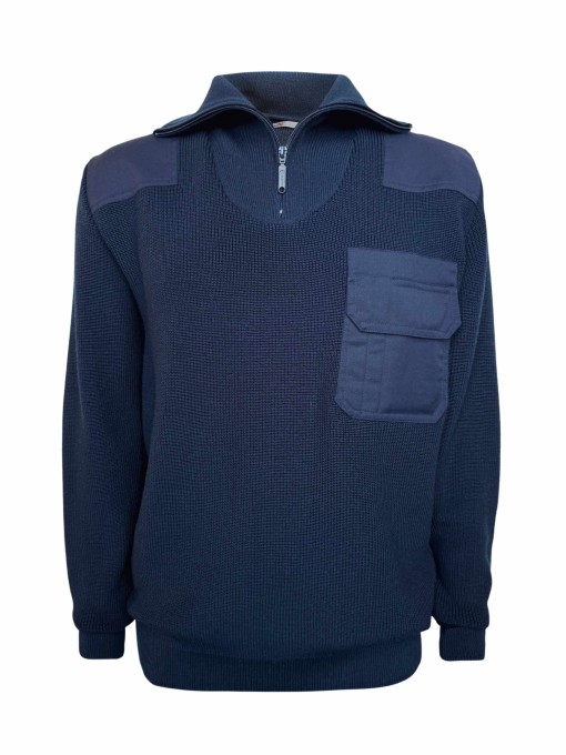 M-291 Dark blue uniform jacket with short zipper