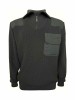 M-291 Olive green uniform jacket with short zipper