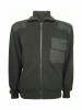 M-242 Men's olive green uniform jacket with long zipper