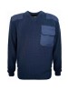 M-117 Men's dark blue uniform sweater with V-neck