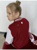 Children´s knitted sweatshirt TIK COL04 / Bordeaux