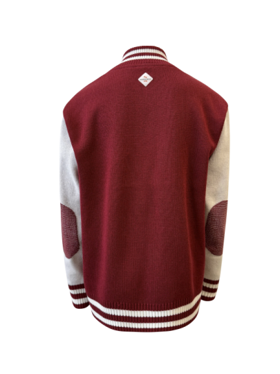 Bomber jacket TIK COL / bordeaux
