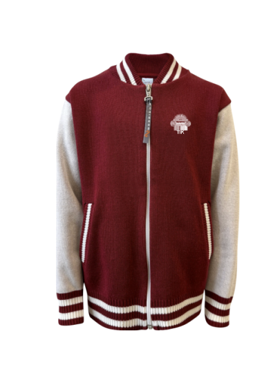 Bomber jacket TIK COL / bordeaux