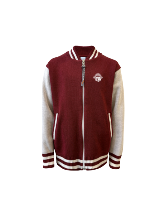 Bomber jacket TIK COL / bordeaux