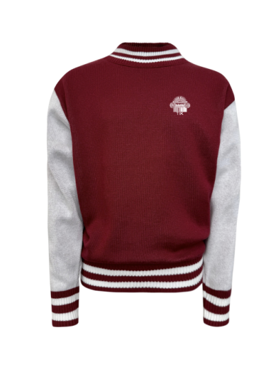 Young´s knitted sweatshirt TIK COL04 / Bordeaux