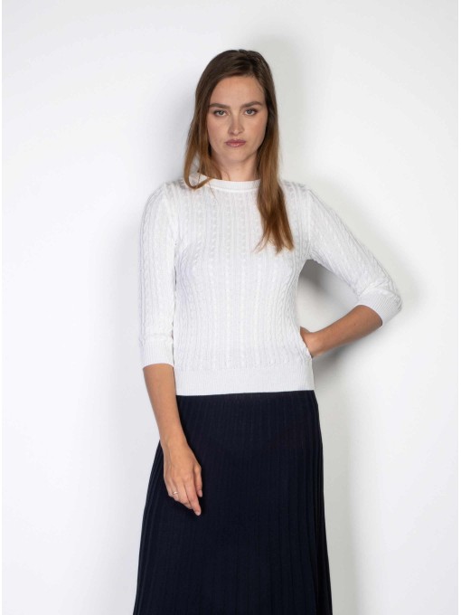 Roosi white sweater