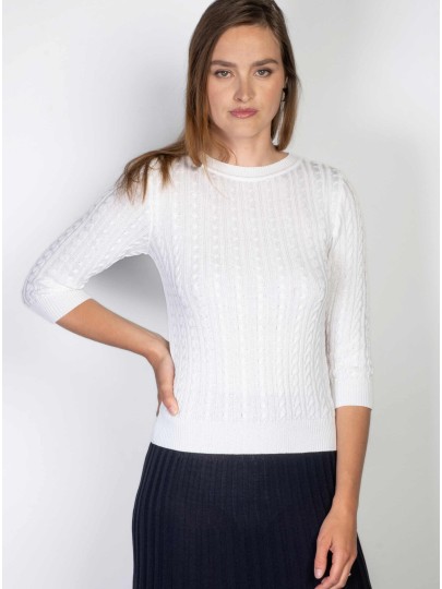 Roosi white sweater