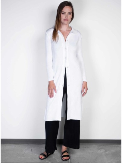 Olivia K white merino cardigan-dress