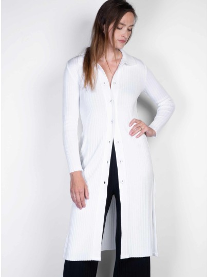 Olivia K white merino cardigan-dress