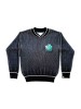 Children´s knitted sweatshirt jacket TPK PIKO / BLACK