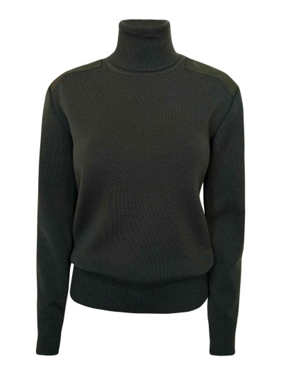 N-4 WOMEN´S HIGH-NECK OLIVE GREEN SWEATER