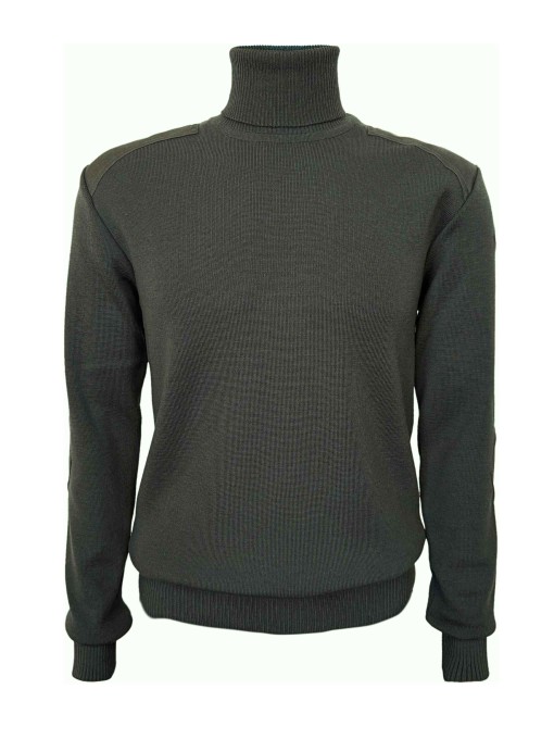 M-4 MEN'S HIGH-NECK OLIVE GREEN SWEATER