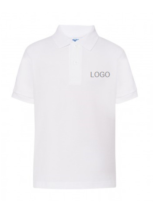 PMK Children's Polo PKID210 /White