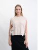 BILVI light beige merino wool vest