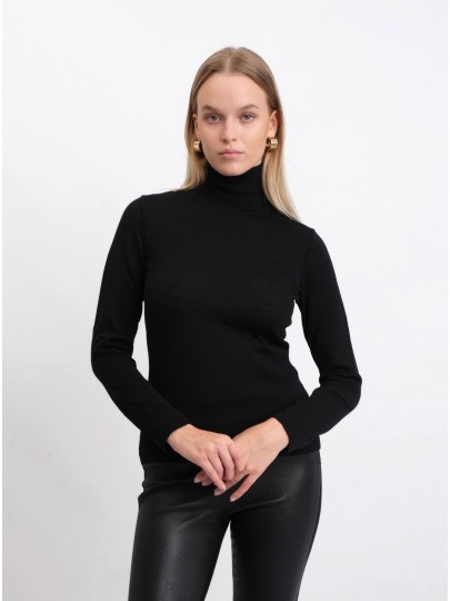 Black merino sweater Marin