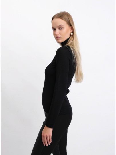 Black merino sweater Marin