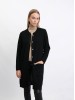 Mona merino wool black cardigan